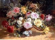 unknow artist Floral, beautiful classical still life of flowers.070 painting